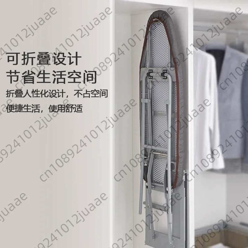 

Wall Mounted Drop Down Ironing Board Wardrobe Cabinet Built-In Push Pull Out Sliding Tabletop Ironing Board