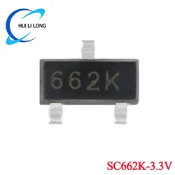 100Pcs/10pcs SC662K 662K SC662K-3.3V SOT-23 250mA Low Dropout Voltage Regulator Chip IC