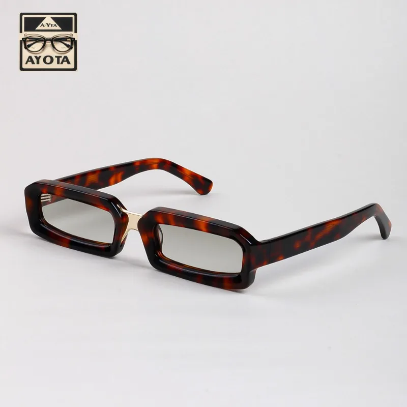 

New Fashion Small Square Frame Personalized Sunglasses Men High-quality Acetate Outdoor Uv400 Protective SUN GLASSES for Women