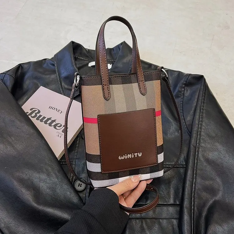 

Шикарная женская сумка через плечо в полоску 2025, маленький квадратный кошелек в богемном стиле, универсальная сумка через плечо для пляжных путешествий и покупок