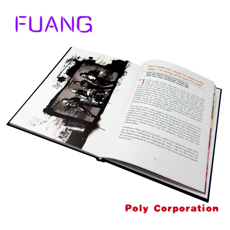 Custom  Well designed full color cheap custom hardcover book printing