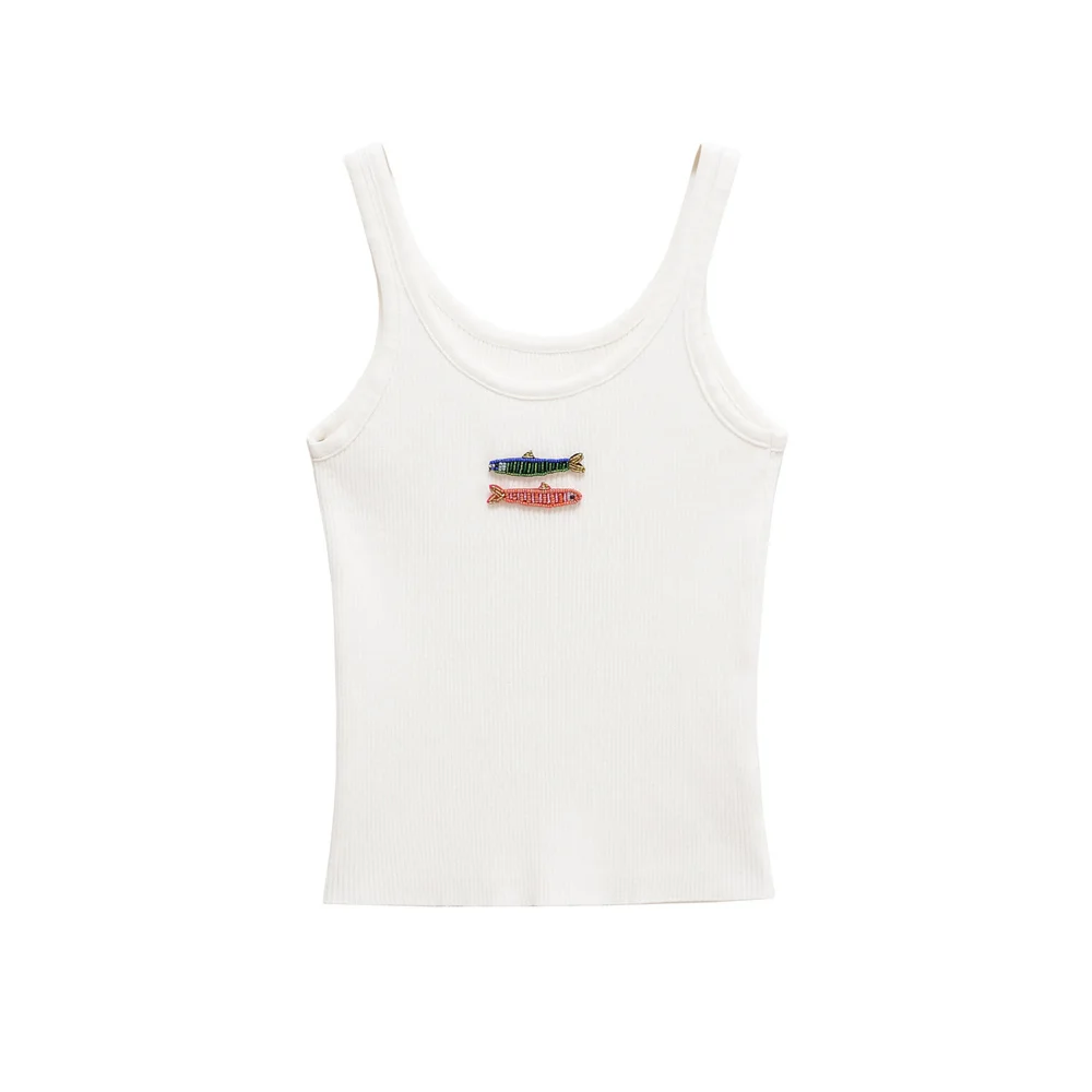 

Women's summer new style American retro sexy spicy girl slim fit vest top