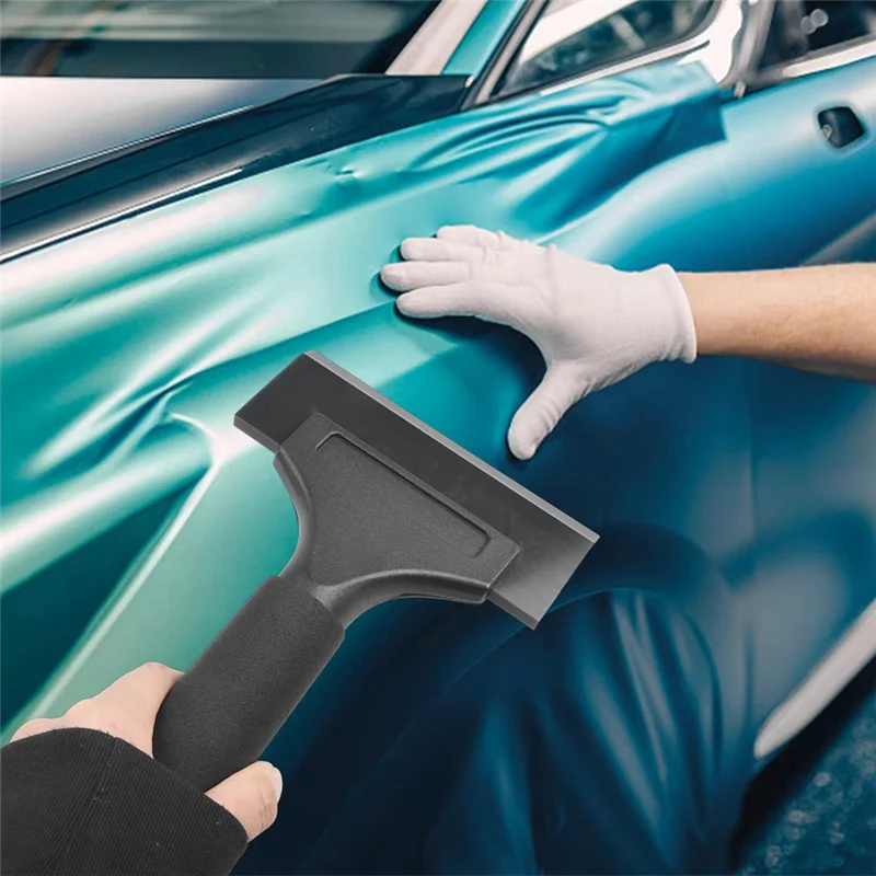 AC88-อลูมิเนียมรถฟิล์มการประยุกต์ใช้เครื่องมือสั้น Scraper ยางนุ่ม Scraper Water BOARD รถฟิล์ม