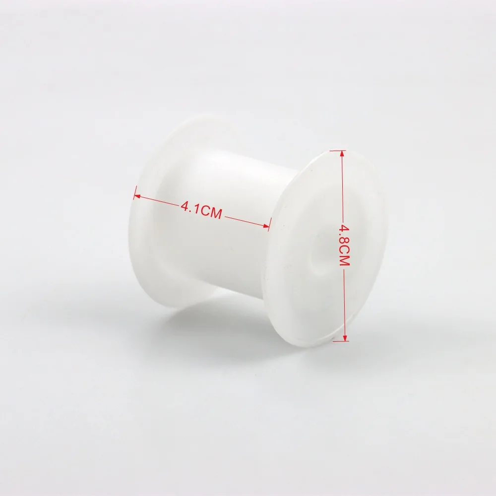 2/4/10PCS/LO White Plastic Empty Spool Round for Home Hand Beaded String Ribbon DIY Jewelry Accessories