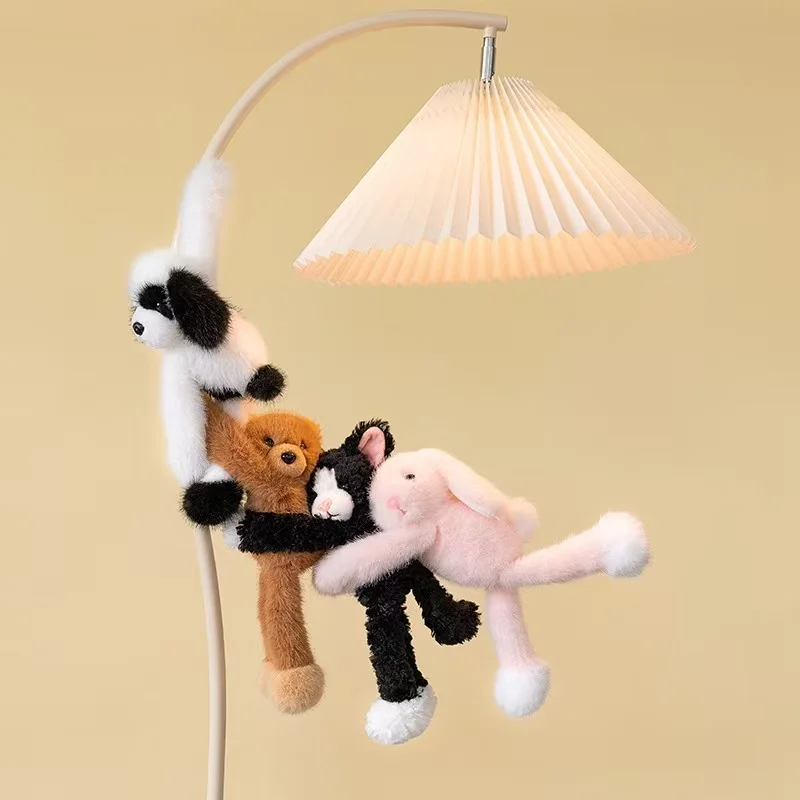 

JC's latest sticker animal series doll backpack pendant keychain stuffed plush toy figurine cartoon anime cute gift fun doll