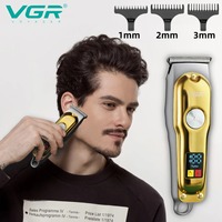 VGR Hair Trimmer Professional Zero Cutting Machine Electric Barber Cordless Clippers T-Blade Vintage Hair Trimmer for Men V-290