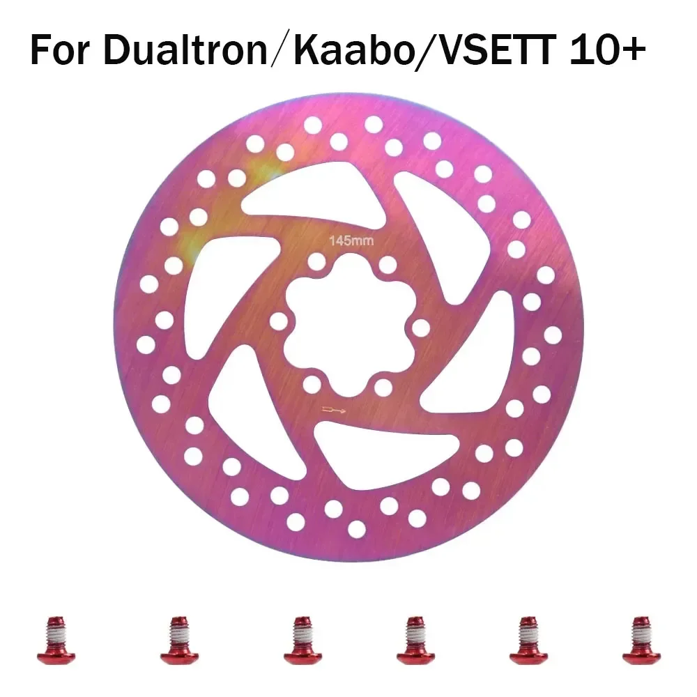 Reinforced Disc Brake Rotor 145mm For Dualtron For Kaabo for VSETT 10+ Kickscooter Electric Scooter Brake Disc Replacement Parts