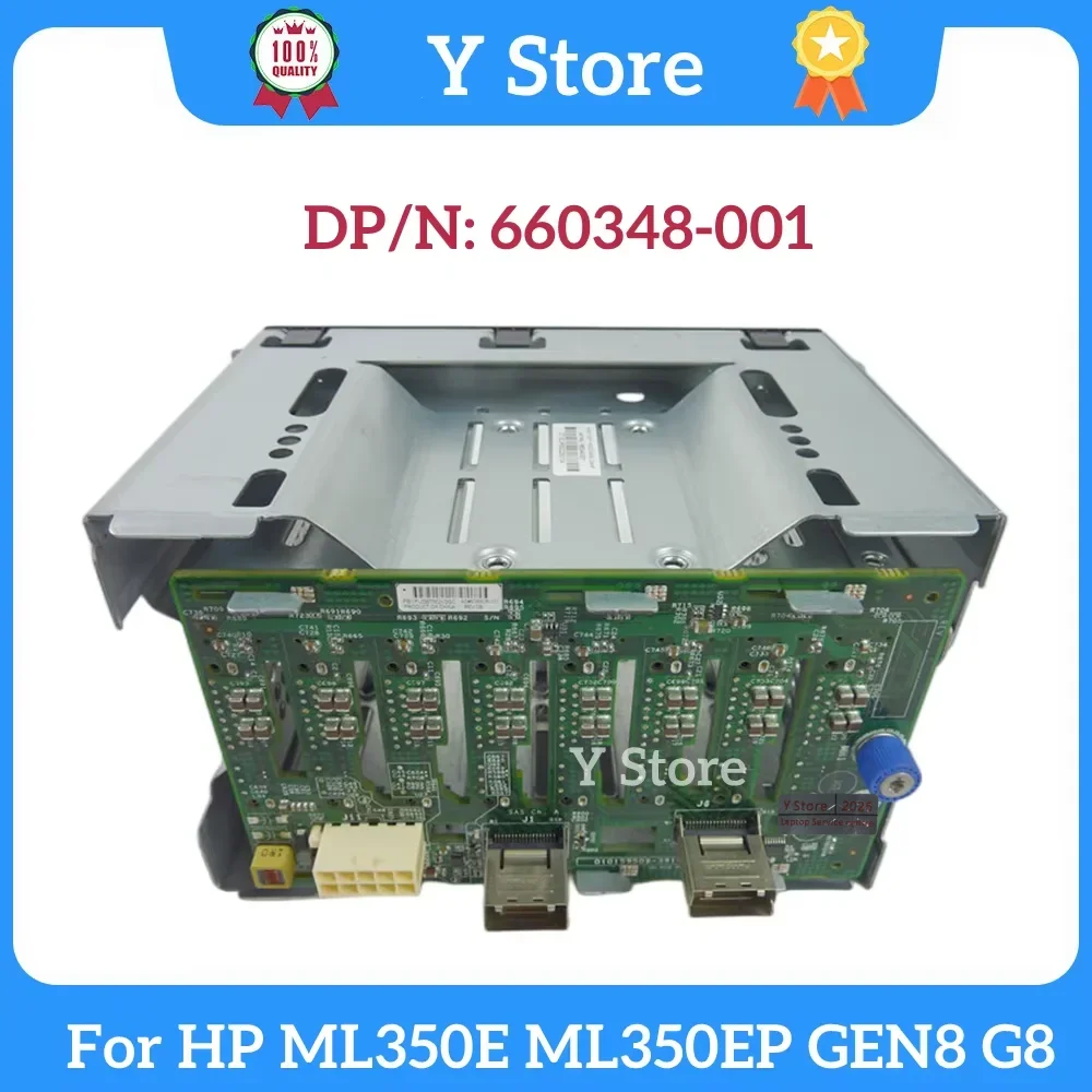 

Original For HP ML350E ML350EP GEN8 G8 Server Accessories 2.5 Inch 8x SFF Hard Drive Cage Wih Backplane 660348-001 638928-001