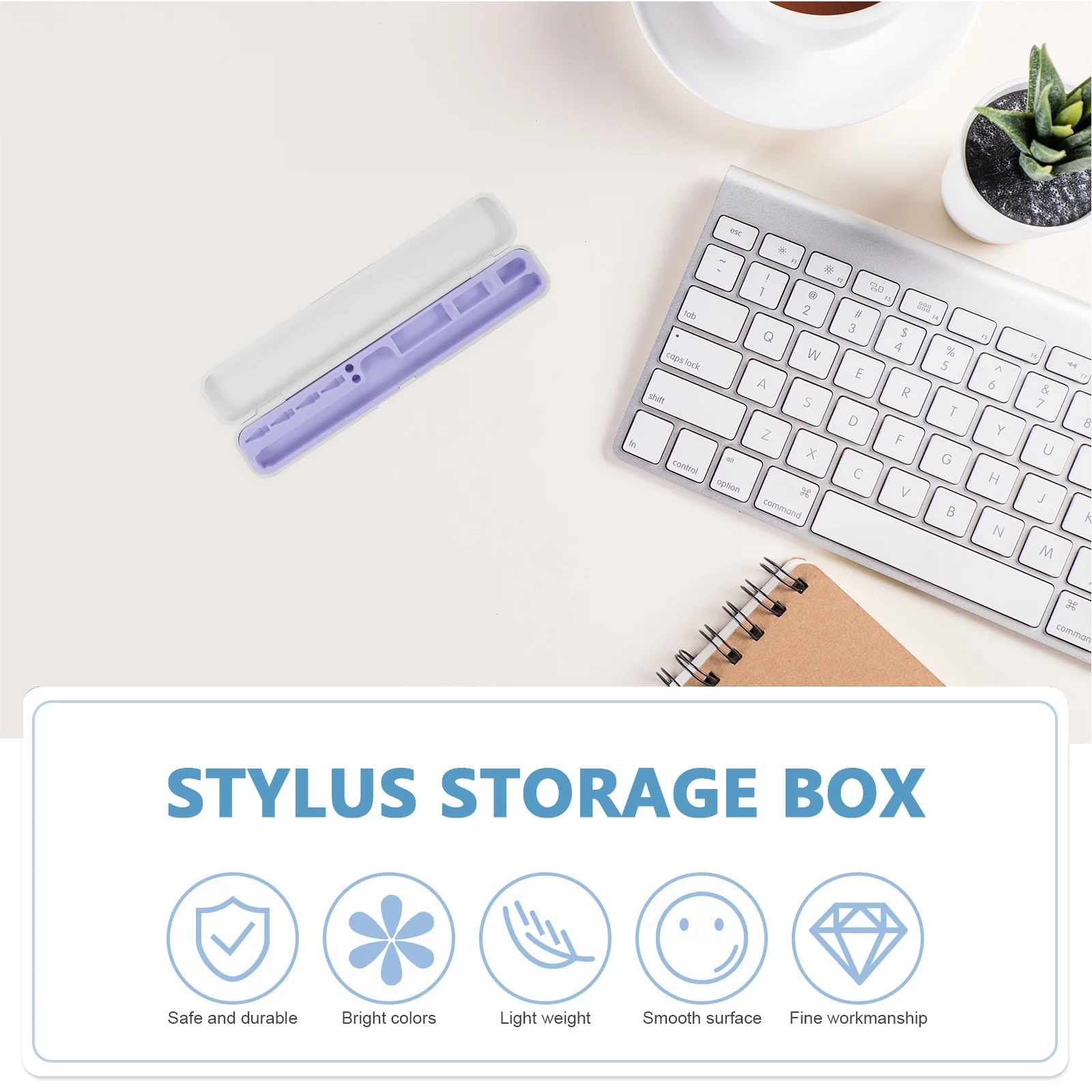 

3Pcs Stylus Pen Case Shockproof Multi Slot Tablet Organizer Drop Resistant Pen Storage Case for Home Office Travel