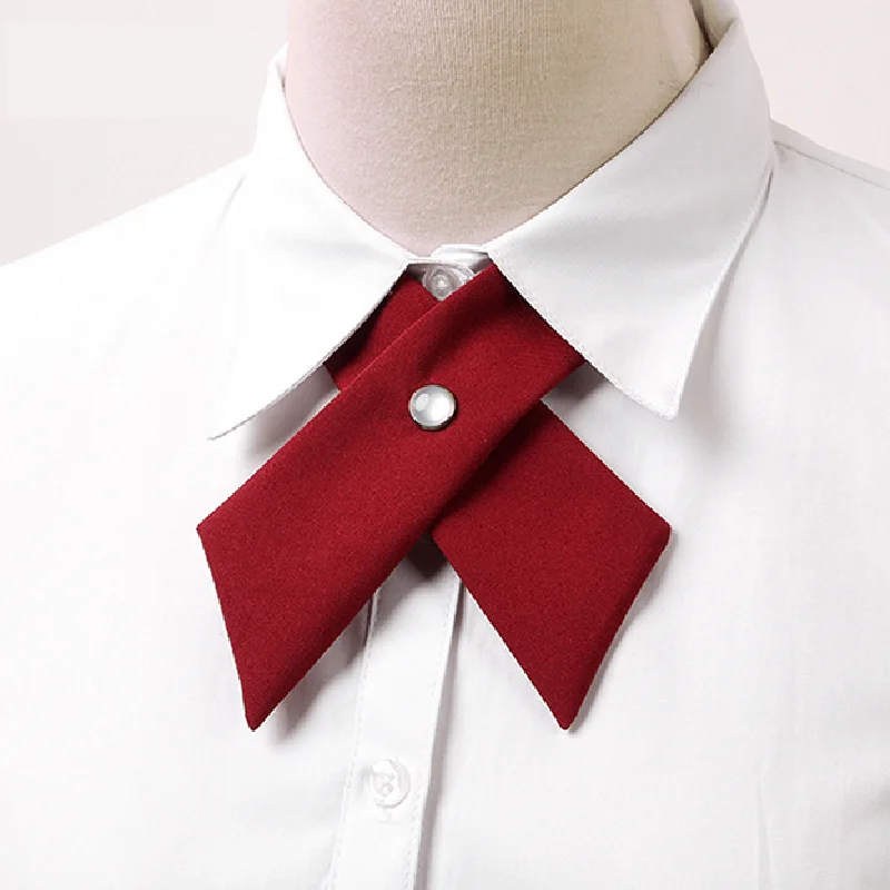 Japanse Stijl Uniform Jk Strik Kleurrijke Dames Shirts Bowtie School Bruiloft Feest Strik Vlinder Knoop Pakken Accessoires