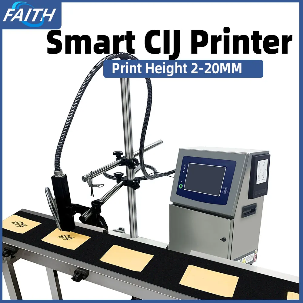 

CIJ Inkjet Printer Automatic Industrial Online Printer Printing for Batch Code Number Date PVC Plastic Pipe Bottle