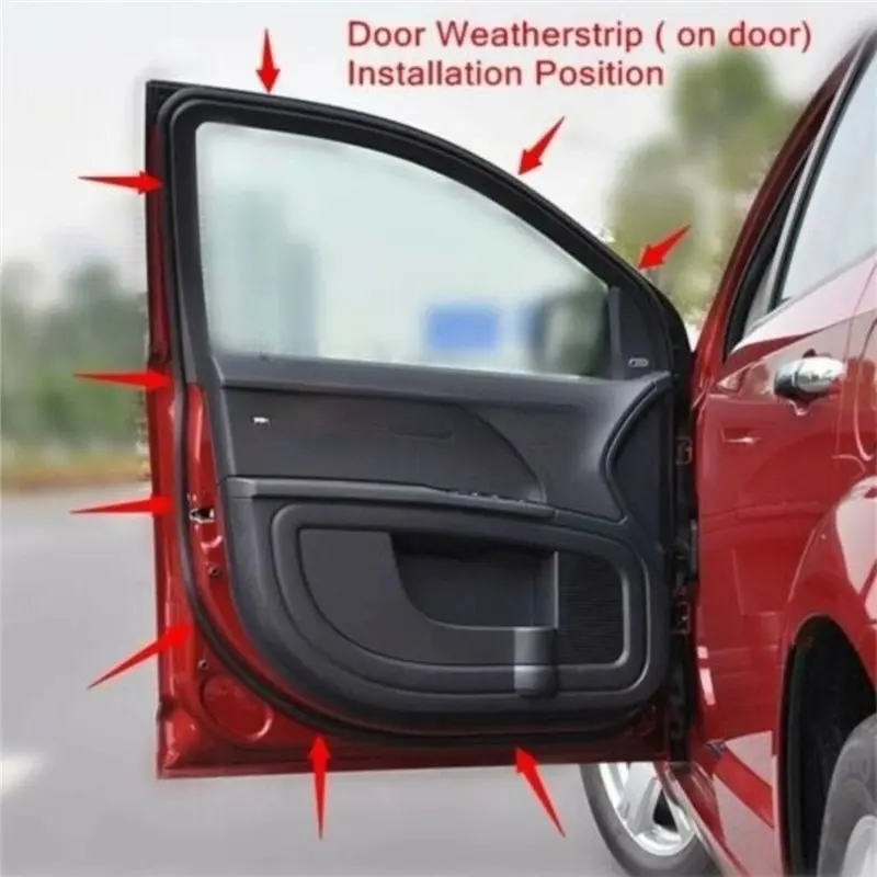 A30P-4Pcs Door Frame Weatherstrip For Honda Civic 06-11