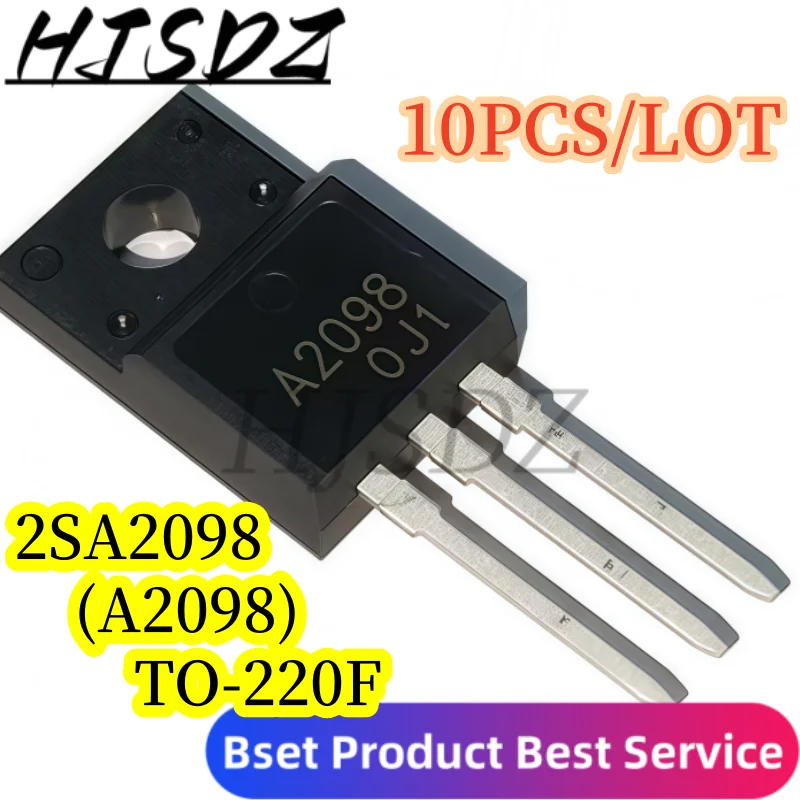【10PCS/LOT】2SA2098 A2098 TO-220F Transistor High Voltage High Current Stable and Durable
