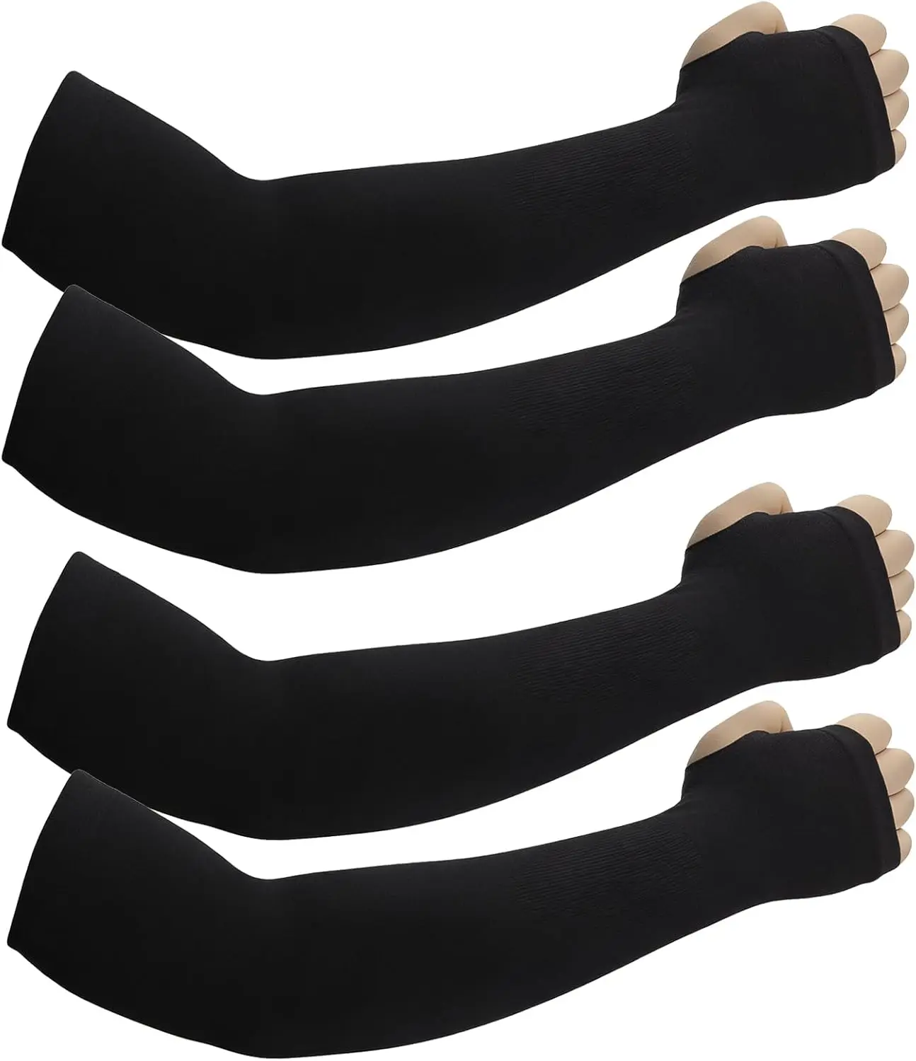 

Cooling UV Arm Sleeves with Thumb Holes for Men Women, Sun Protection for Outdoor Sports