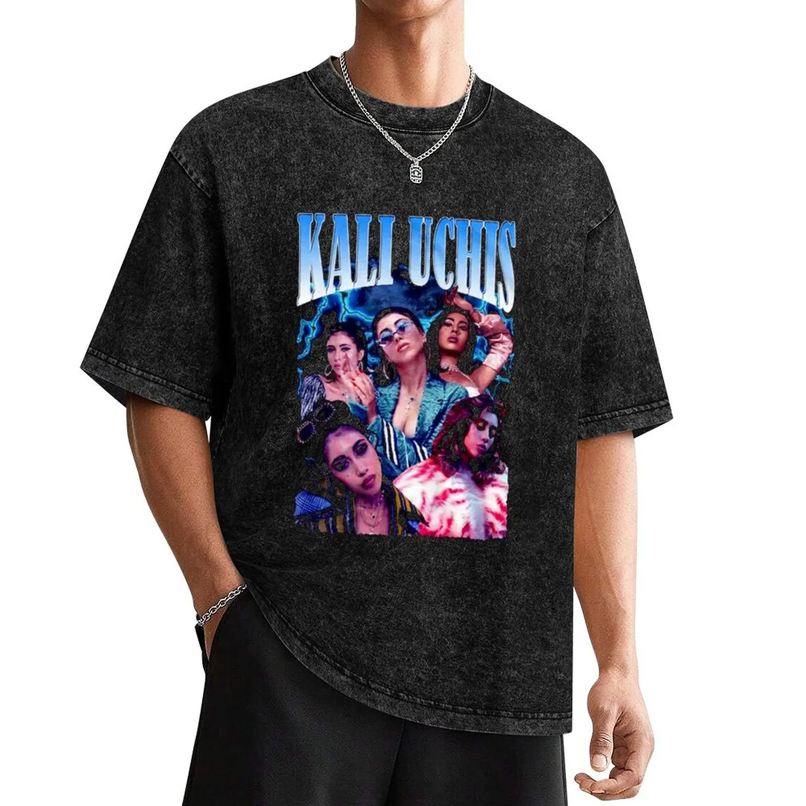 

Kali Uchis rapper T-Shirt vintage graphic shirts tees clothes for men