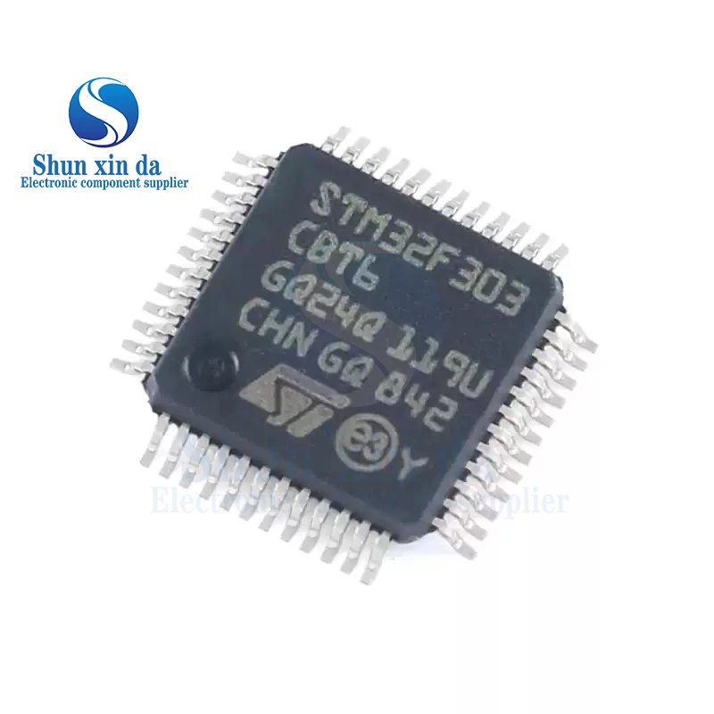 STM32F303 STM32F303CBT6 STM32F303RBT6 STM32F303RCT6 STM32F303VCT6 LQFP-48/64/100 SMD IC Microcontroller ARM MCU