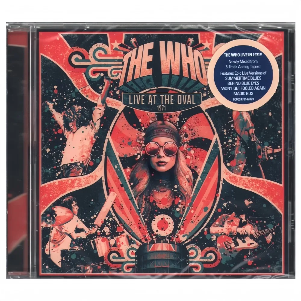 

Альбом The Who Live At The Oval 1971 | Классическая рок-музыка в живом исполнении | Записанный без потерь CD-диск для домашней и автомобильной аудиосистемы