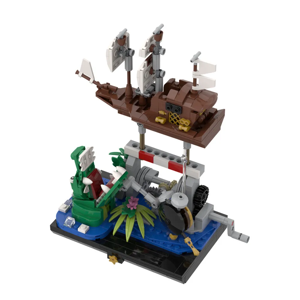 

C7669 Automata Model 453 Parts with Moving Pirate Ship and the Crocodile