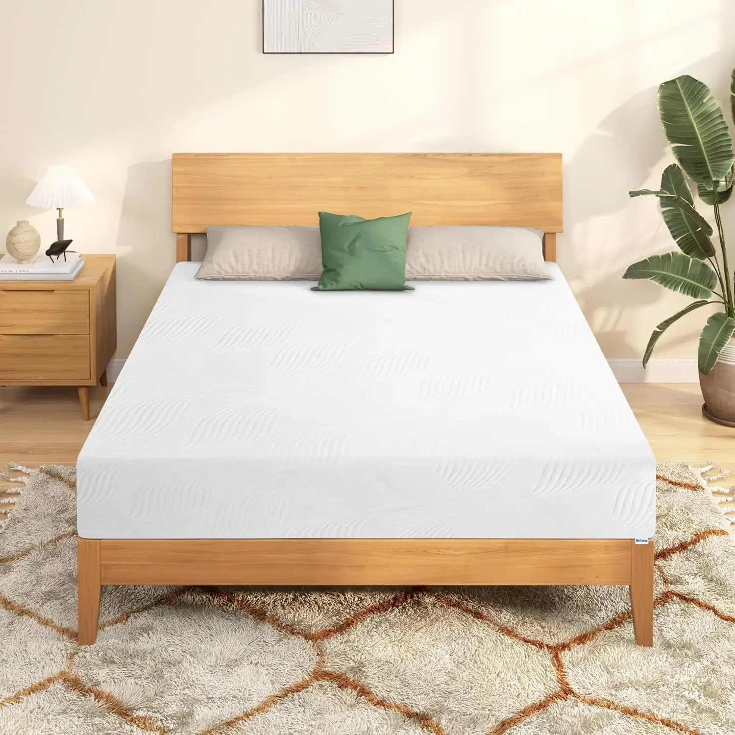 Mattress, Memory Foam Mattress Medium Firm,10 Inch Queen Mattress in A Box,Fiberglass Free, Removable Washable Mattress Co