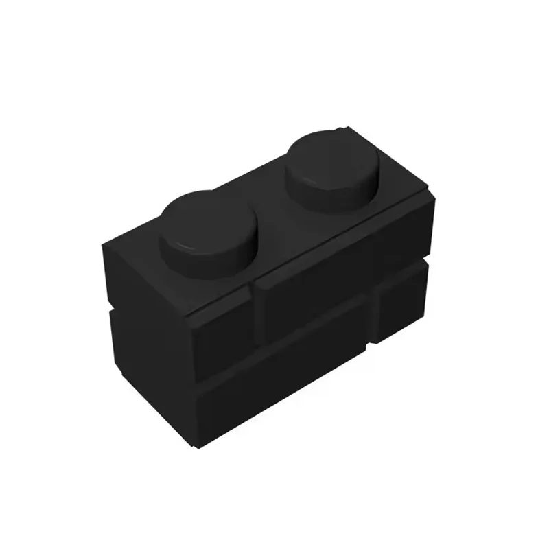 50 Stück 98283 Modifizierte 1 x 2 Mauerwerks-Profilsteine, Sammlerstücke, Modulare GBC-Spielzeuge für technische MOC-DIY-Bausteine, kompatibel – Detail 2