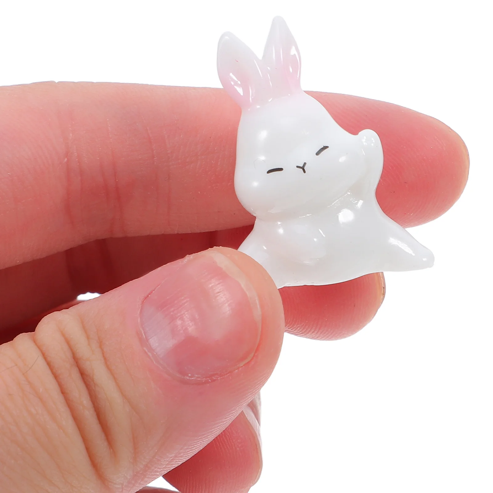 

12Pcs Lifelike Miniature Bunny Mini Resin Decorations for Home Office Garden Bonsai Mini Bunny Figures Garden Ornament