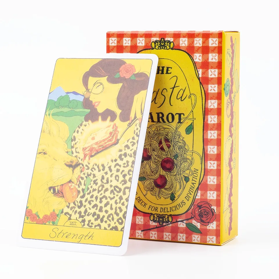 Pasta Tarot 78-Card Deck Board Game 10.3x6cm Delicious Divination