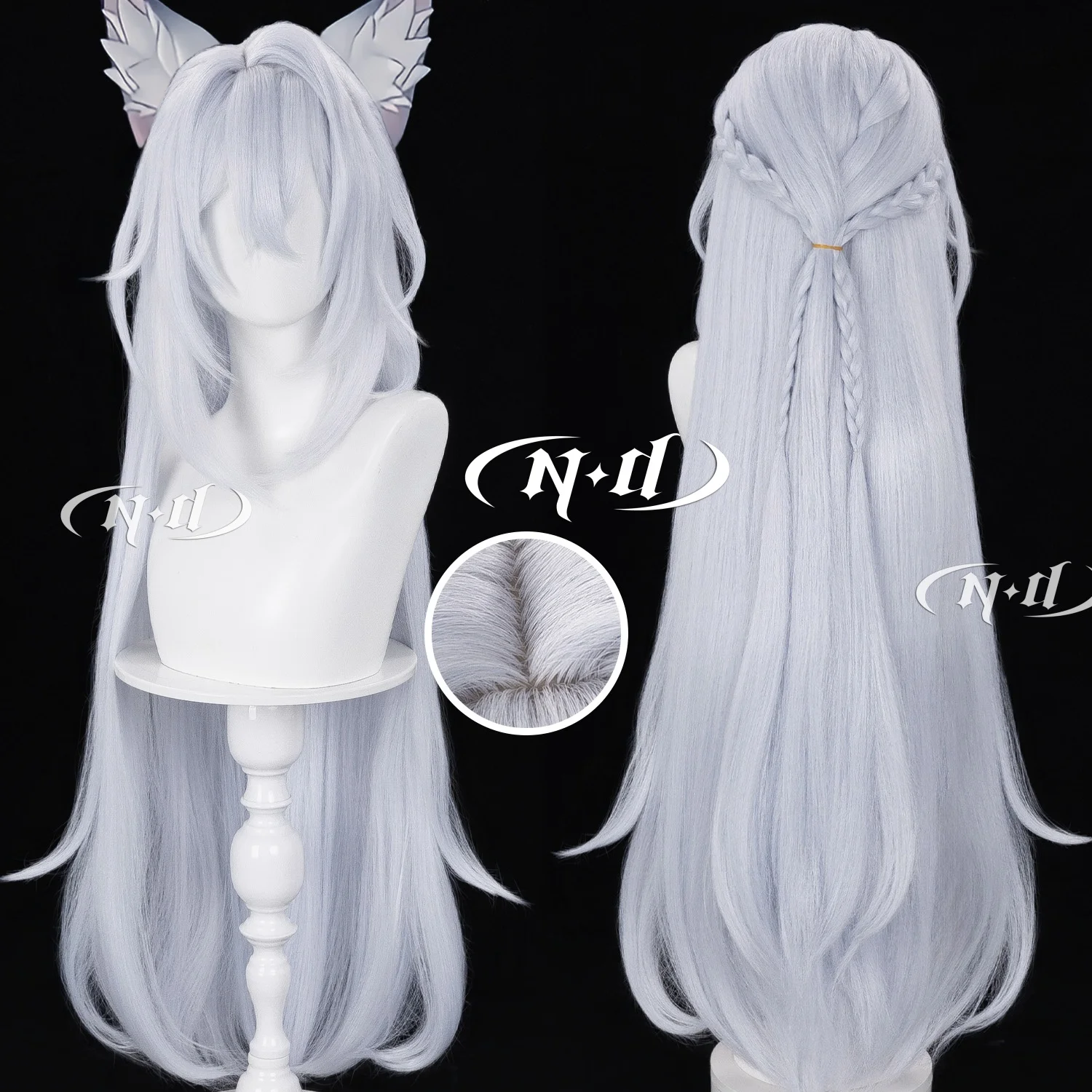 

ND Brand Severian Lowell ZZZ Zenless Zone Zero Cosplay Wigs Hair Hairpiece for Comic-con Cosplayer Halloween Costume Party