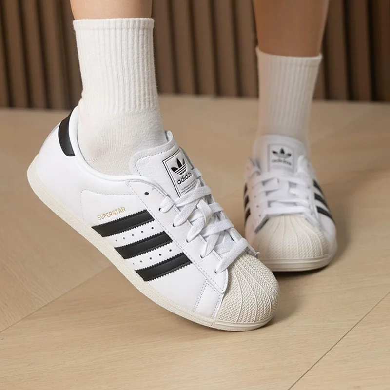 Adidas Clover Women's Shoes SUPERSTAR LO PRO Low Heel Shell Head Platform Shoes KK0427