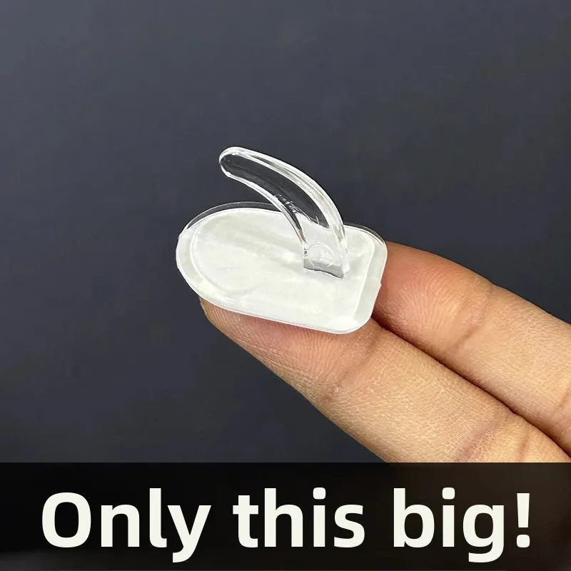 Invisible  Powerful Transparent Adhesive Hooks Wall Mounted Key Holder Doorway No Trace Hooks Bathroom Organizer
