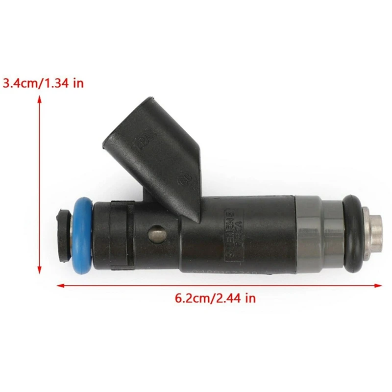 4 Pcs Fuel Injectors 04891573AB 812-12142 Fit For Chrysler Sebring Pt Cruiser For Caravan For Neon For Stratus 2.4L