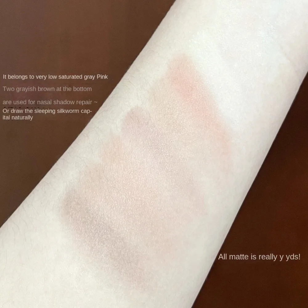 Palette di ombretti perlati ad alta pigmentazione Palette per trucco luccicante opaco Contorno viso Ombretto glitterato a lunga durata Trucco per occhi