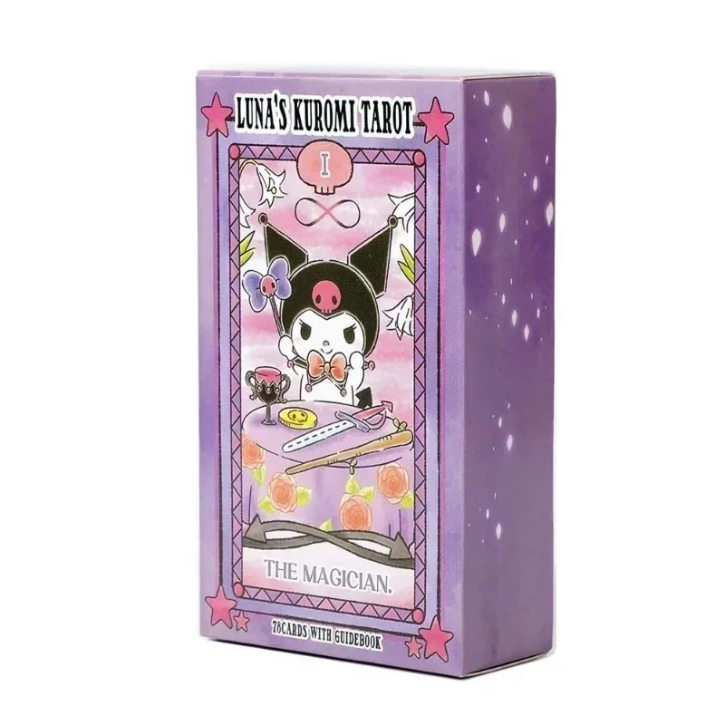 Kawaii sanrio anime tarot card Kuromi My melody Cinnamoroll cute series tabletop game essential creative card Halloween gift