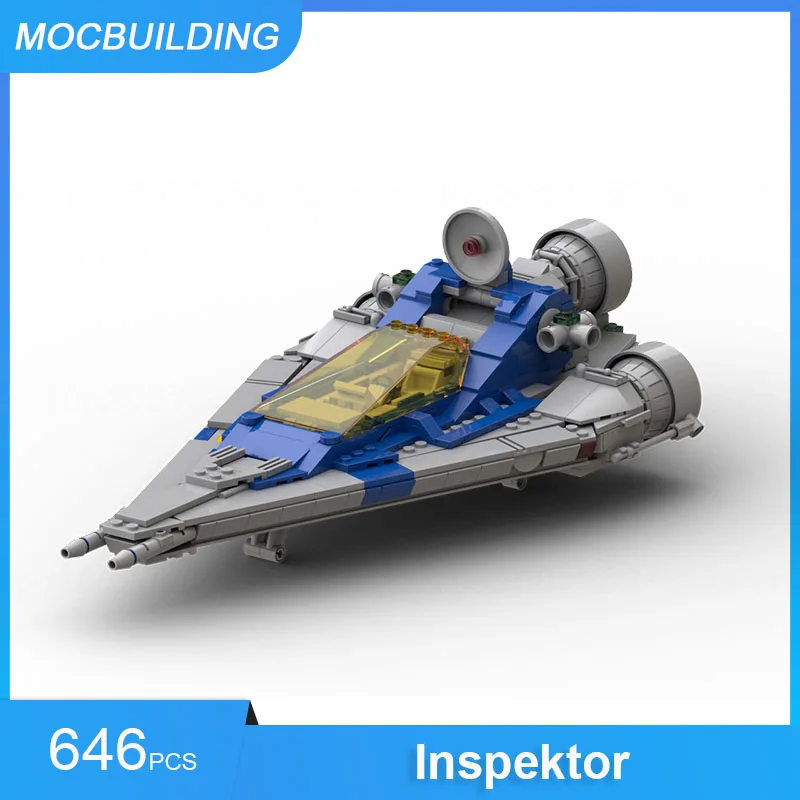 MOC Building Blocks Inspektor Model DIY Assemble Bricks Space Series Educational Creative Collection Toys Xmas Gifts 646PCS