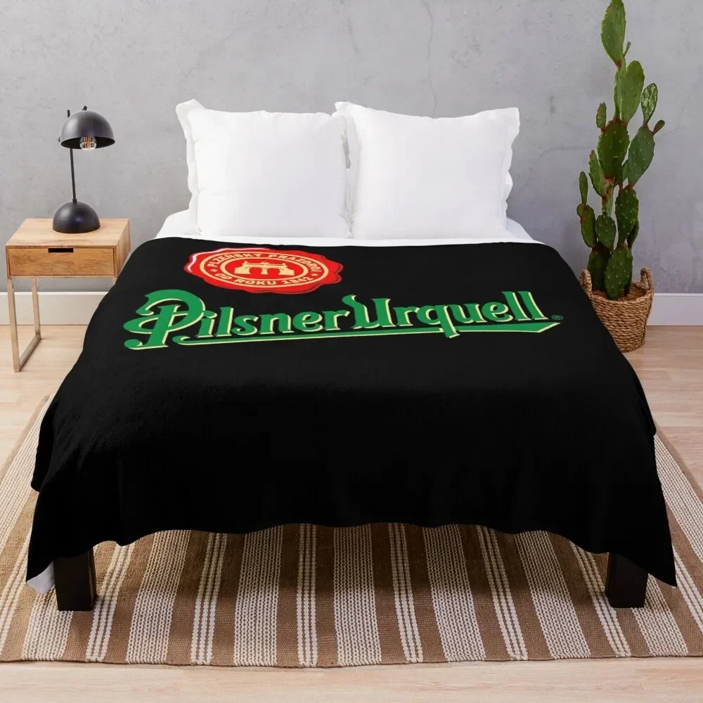 pilsner urquell beer lager asahi breweries beer food brewery logo Throw Blanket for winter Thin christmas gifts Blankets