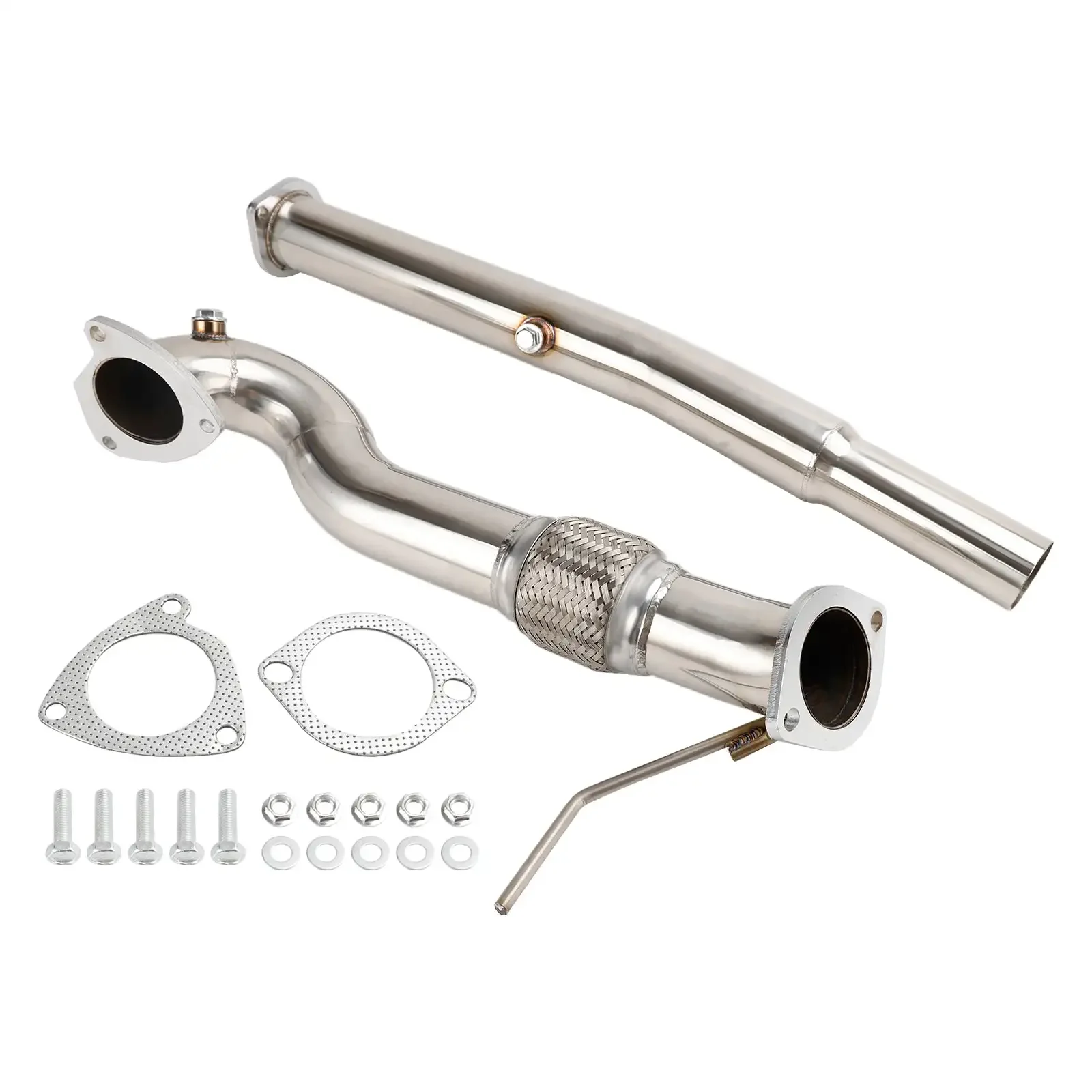 Downpipe di scarico collettore di scarico in acciaio inossidabile personalizzato da 3 pollici per Audi S3 8L Tt 8N Mk1 1.8T 225 Bhp