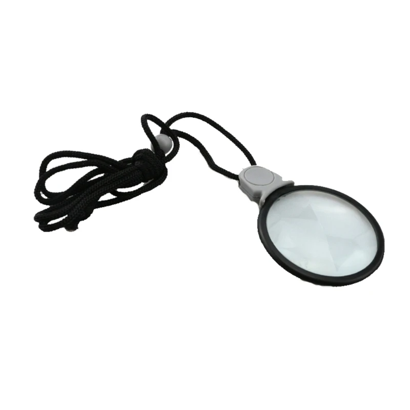 Monocle-Lens Hanging Loupe Magnifier Pendant Old Man Reading Glasses