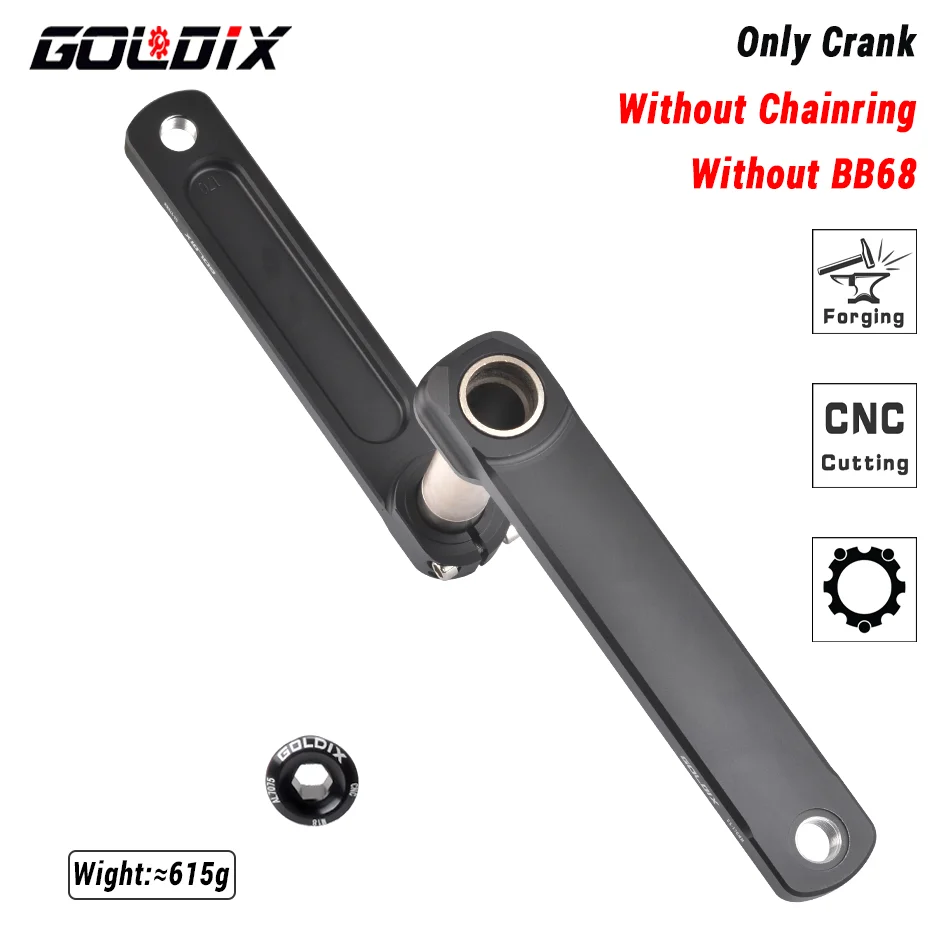 Goldix 50-34t/52-36t/53-39t Rennrad kurbel ultraleichte 22/20-Gang-Kurbel für Shimano Sram 105 7020 8020 Getriebe
