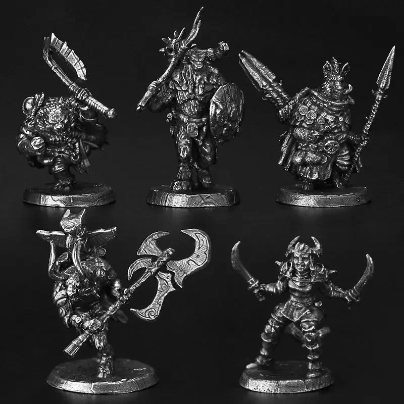 Бык, медведь, кабан, животное, племя, воин, лучник, статическая модель солдата, металлическая миниатюрная броня, фигурка для мужчин, подарки