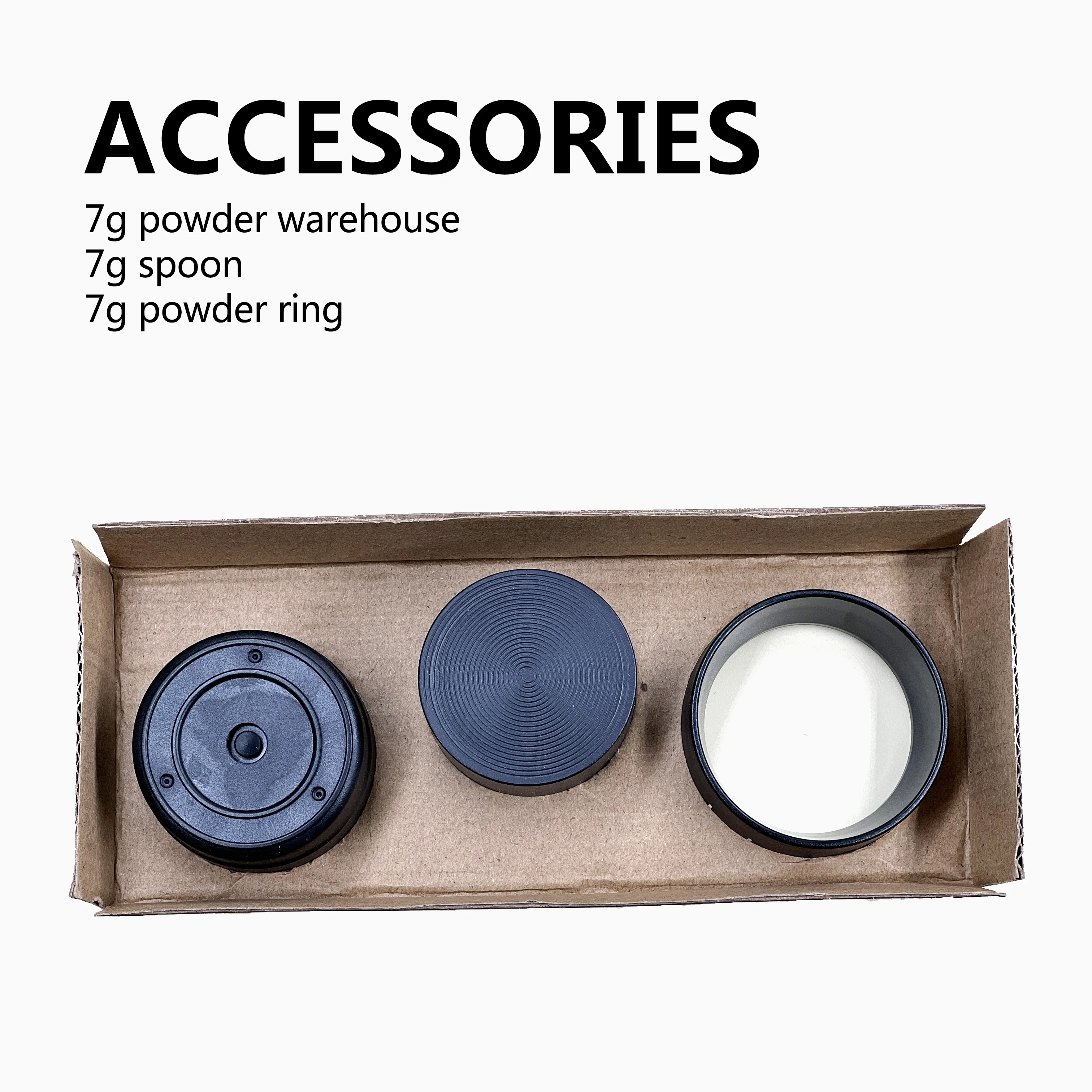 Portable Manual Coffee Maker Grinding Set 7g Filter Basket Upgrade Version Espresso Machine Accessories Essential Parts Coffee