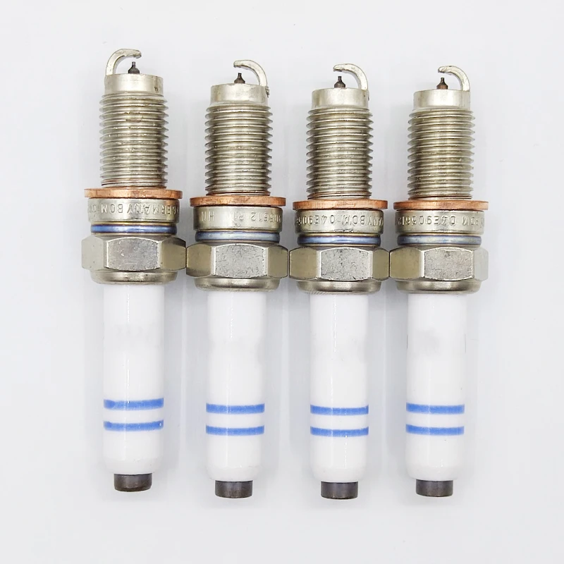 4PCS 04E905612 Spark Plug For Audi A1 A3 Q3 Skota Seat Volkswagen Beetle Golf Jetta Polo 04E 905 612 0241145515