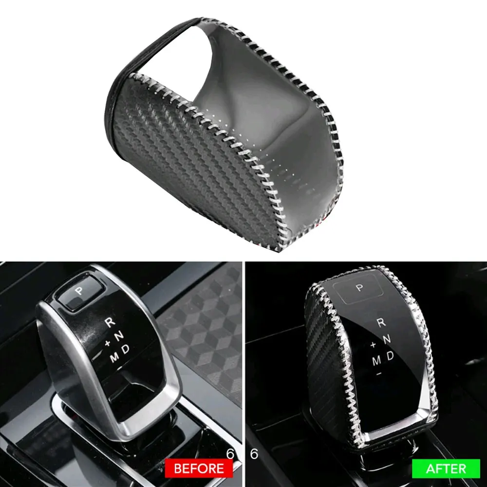 1Pc Car Stick Shift Handle Protector Car Gear Lever Cover Car Shifter pomello Case accessori Auto per Chery Tiggo 7 Pro 2021