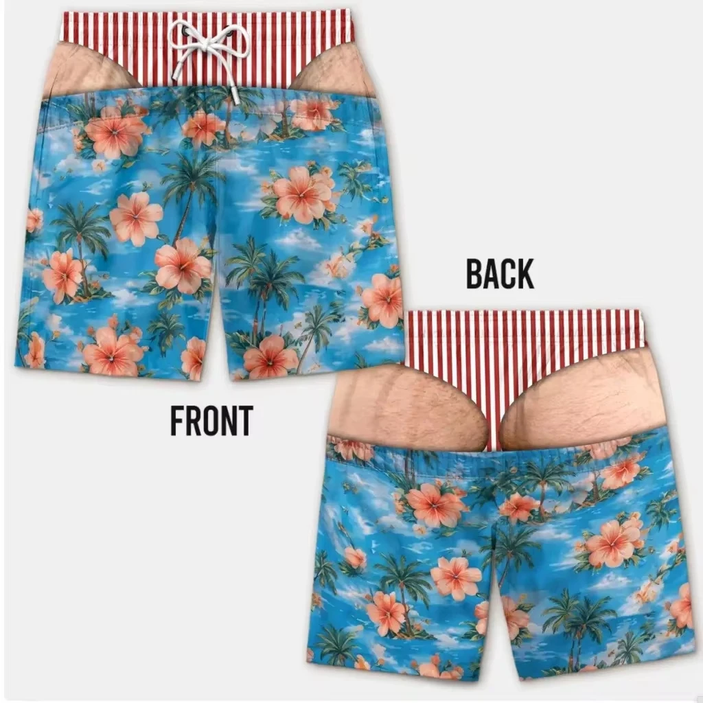 New Fun Beach Party Swim Trunk - 3D Printing Husband Shop 评论和价格