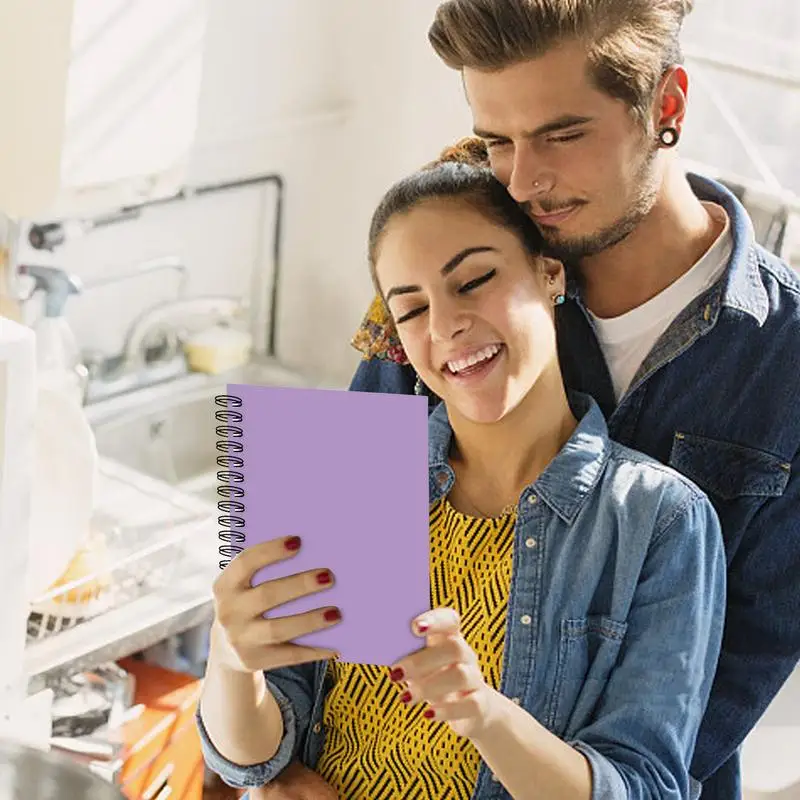 Portátil Espiral Design Orçamento Binder para Criança, Planejador Orçamentário, Trilha do Livro, Taxidermia Eficiência, Presente para o Amigo