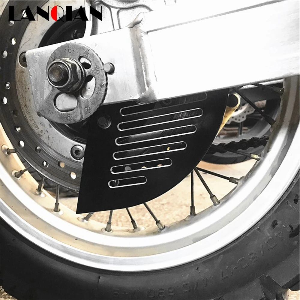 

For Honda XRV750 XRV 750 XRV-750 Africa Twin Motorcycle CNC Aluminum Accessories Left And Right Rear Brake Disc Guard Potector