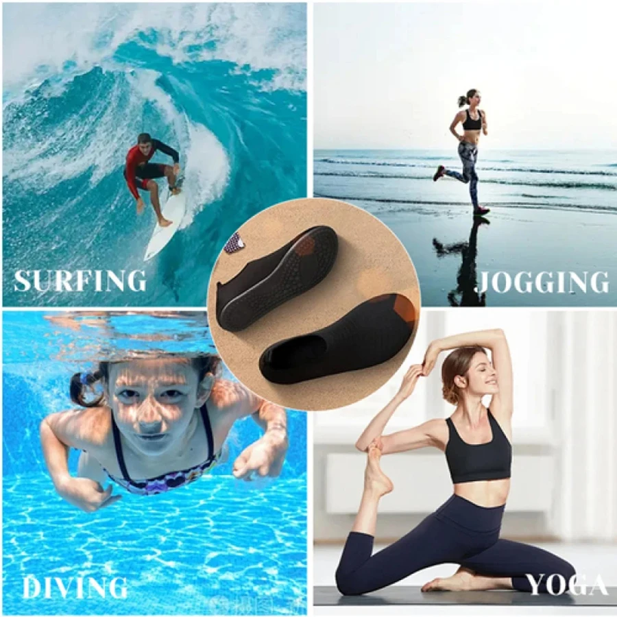 Quick Drying Sneaker Non-Slip Wading Shoes Swimming Diving Socks Beach Barefoot Shoes Seaside Slipper For Men Women Creek Shoes