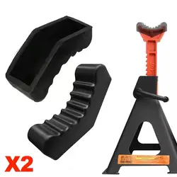 Car Slotted Lift Jack Stand Rubber Pads Floor Slotted Lifting Adapter Universal Tools Frame Tool Adapter Protector Repair K3H6