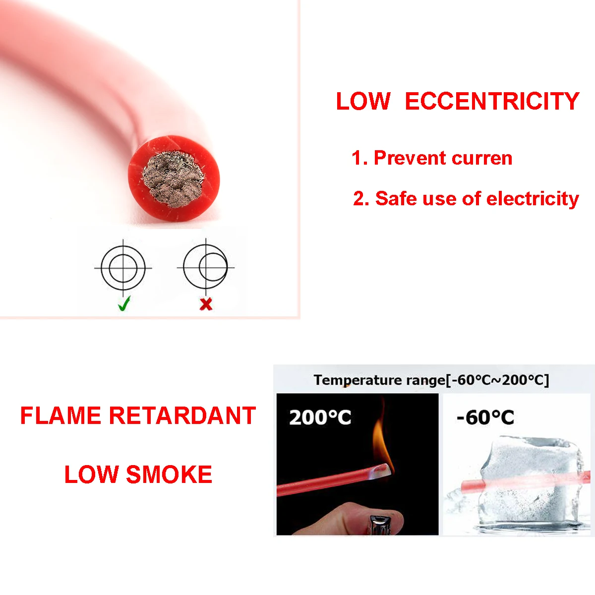 Hittebestendige Siliconen Draad 8 10 12 14 16 18 20 Awg Zonnepaneel Elektrische Draad Flexibele Rode Zwarte Kabel Voor Auto Auto Accu