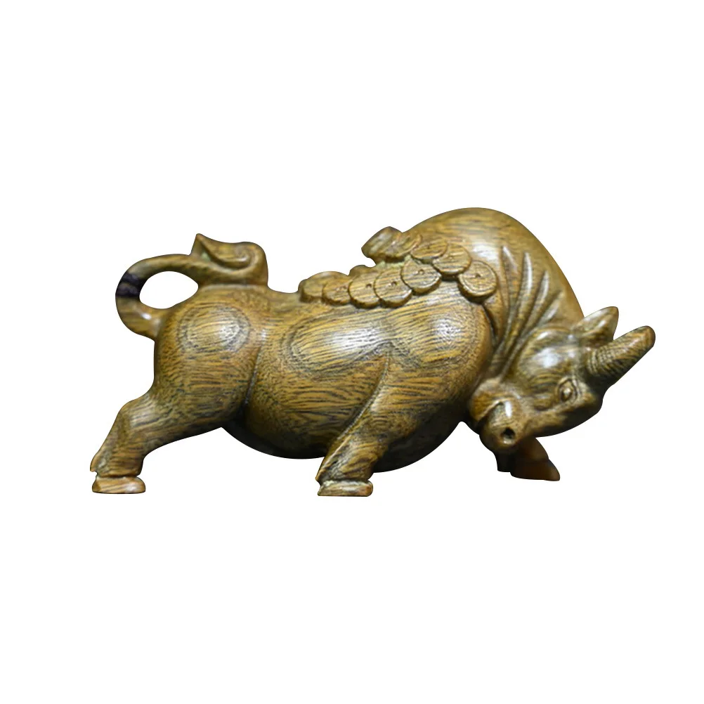 

Carved Bullfighting Wooden Adornment Delicate Desktop Decor Exquisite Sculpture Unique Gift Home Office Tea Room Photography