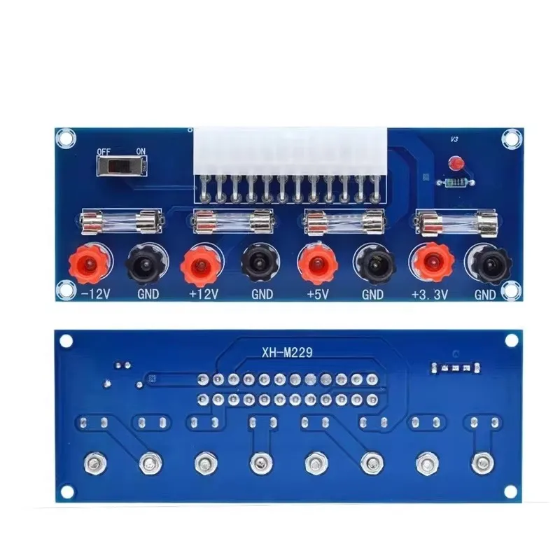 XH-M229 desktop computer chassis power supply ATX adapter board, power outlet module, power output terminal block