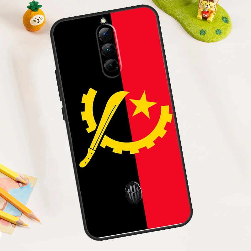 Angola flag Case For ZTE Nubia Red Magic 10 Air 5G 6R 6 7 6S 7S Pro 8S 9S 10S 8 9 10 11 Pro Plus Cover - view 3
